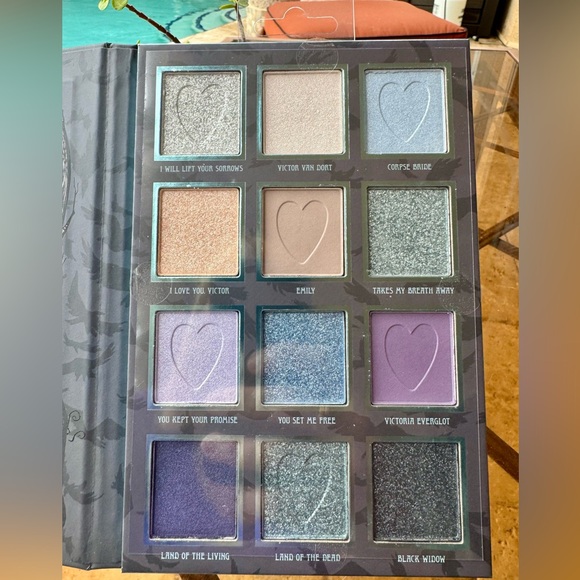 Tim Burton’s Corpse Bride Eyeshadow Palette 12 shades w/Mirror - Picture 6 of 9